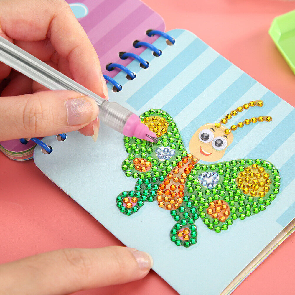 Diamond Painting Pen DIY Cross Stitch Point Drill Tool (Pink Pen+Diamond)