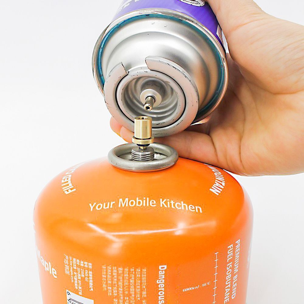 Gas Refill Adapter Cooking Range Converter Tank Canister Stove Cylinder Valve