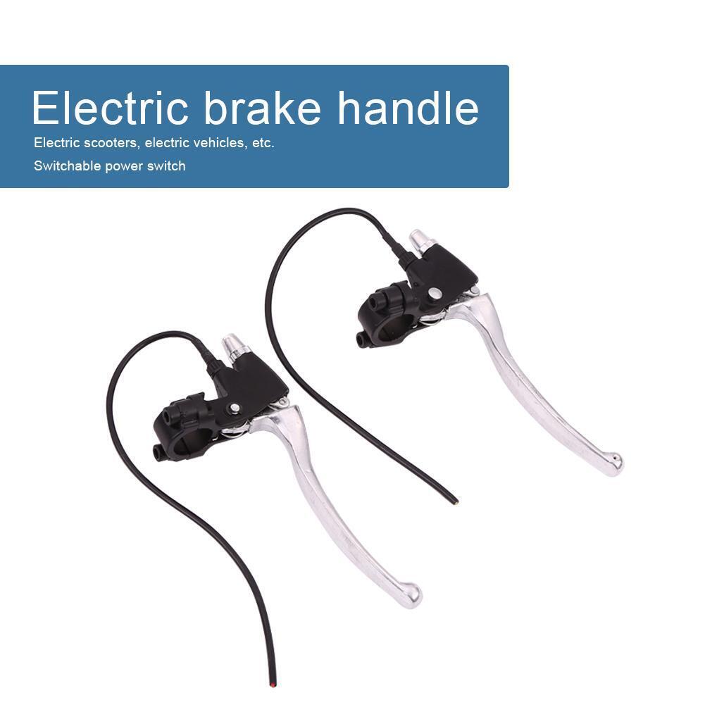 1 Pair Alloy Electric Brake Handles Pedal Electric Car Vehicle Brake Levers