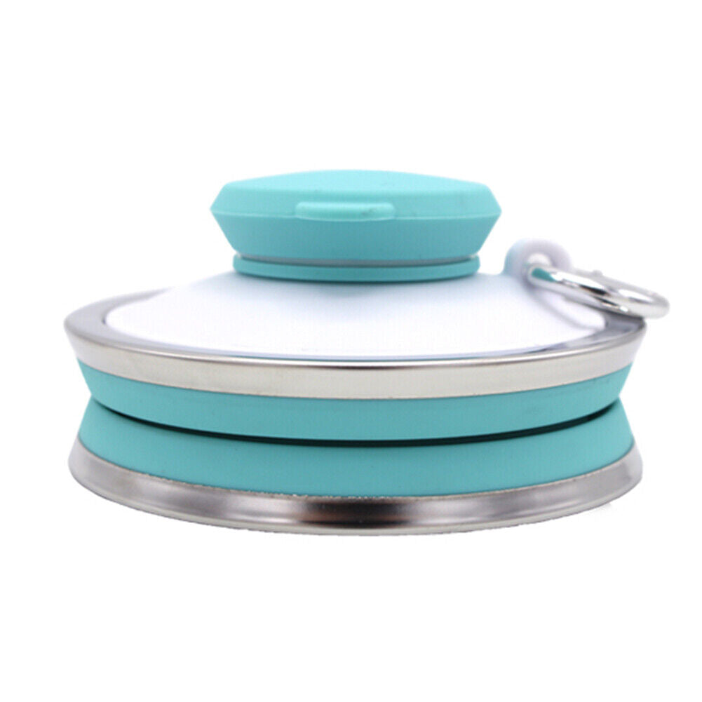 500mL Collapsible Soft Kettle Outdoor Silicone Water Bottle (Light Green)
