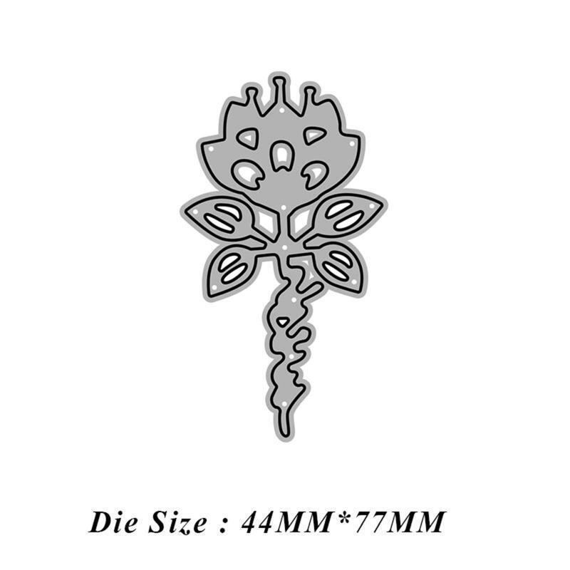 4pcs Flower Metal Cutting Dies Stencil DIY Scrapbook Album Paper Card Template
