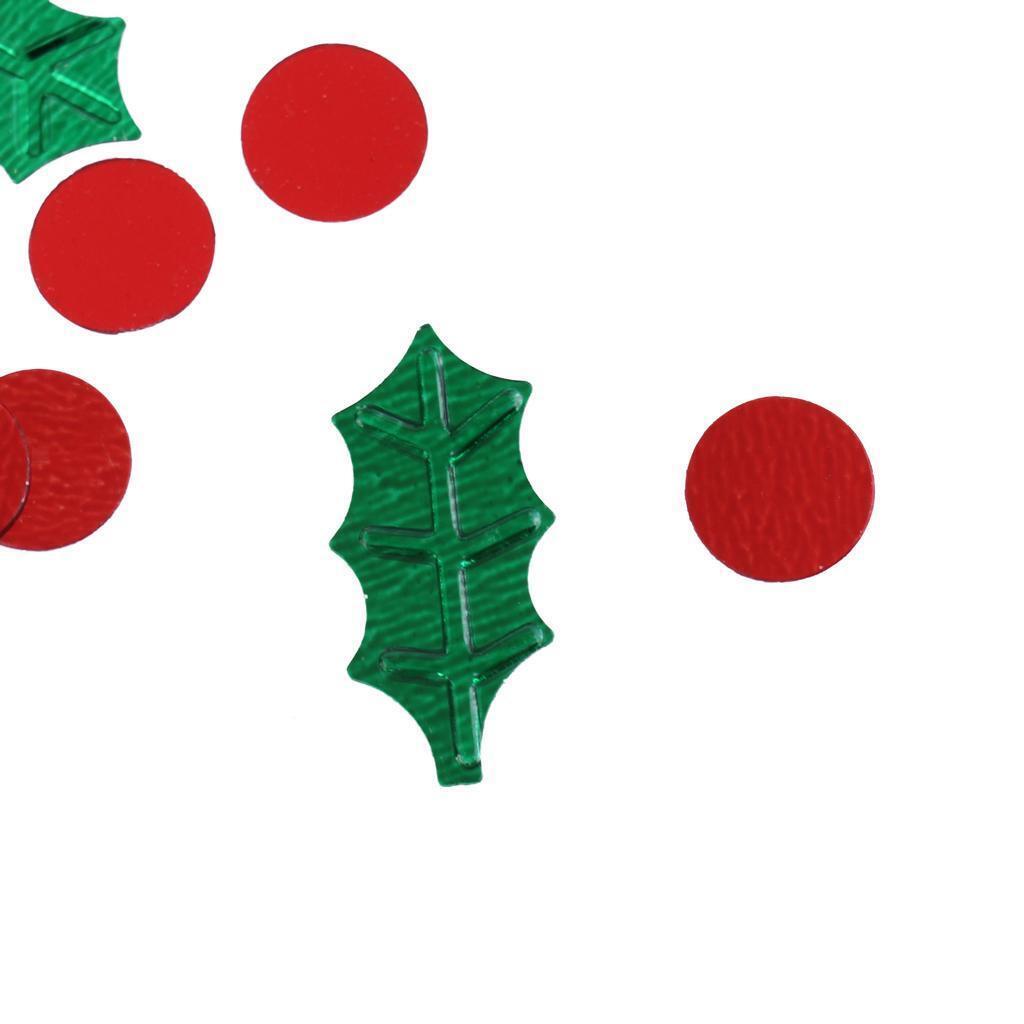 Christmas Party Holly Berries Table Confetti Sprinkles Scatters Decor 15g