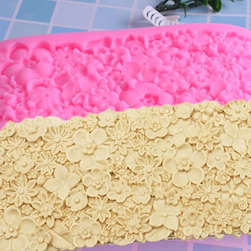 Flower Plastic Cake Stencil Airbrush Cookies Fondant Molds DIY Cake Painting Art