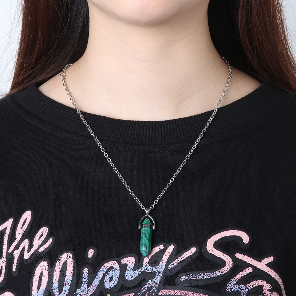 Jewelry Accessories Natural Crystal Necklace Quartz chain Stone Pendant