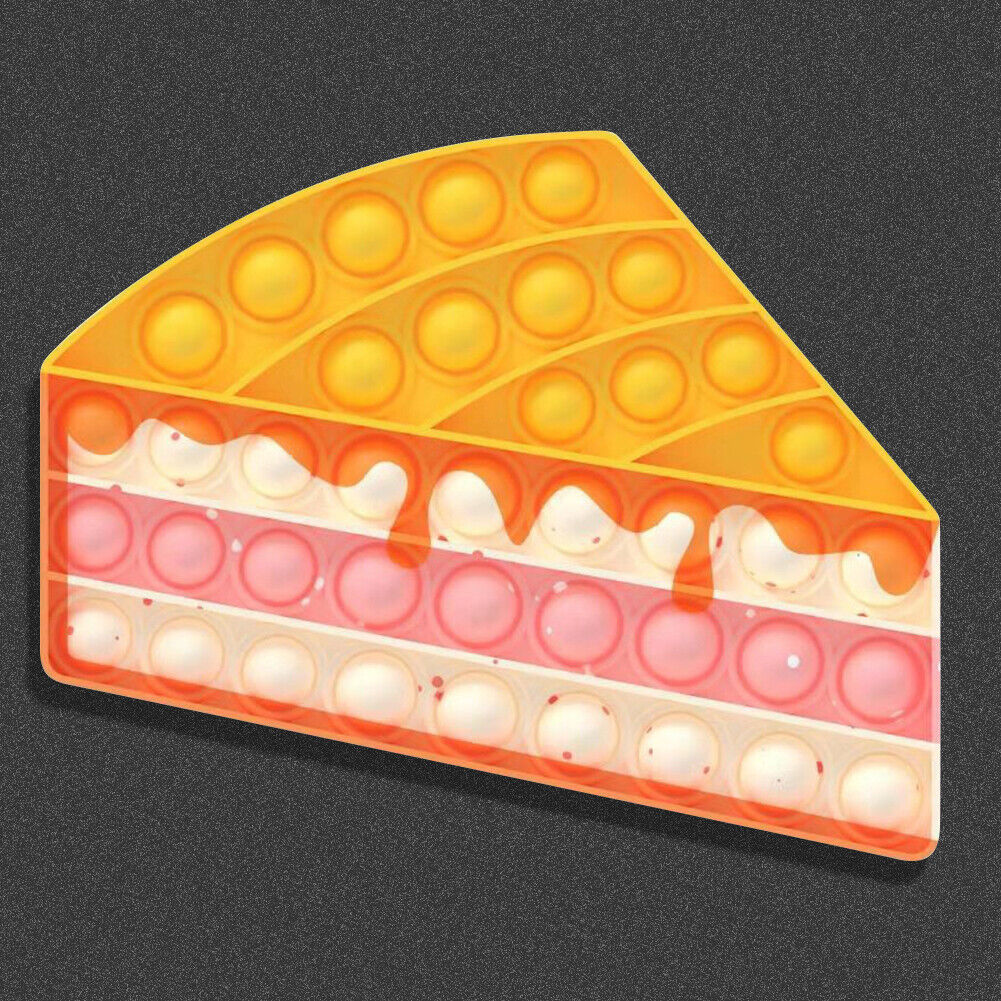 Anti-Stress Sandwich Push Bubble Decompression Children Squeeze Press Board