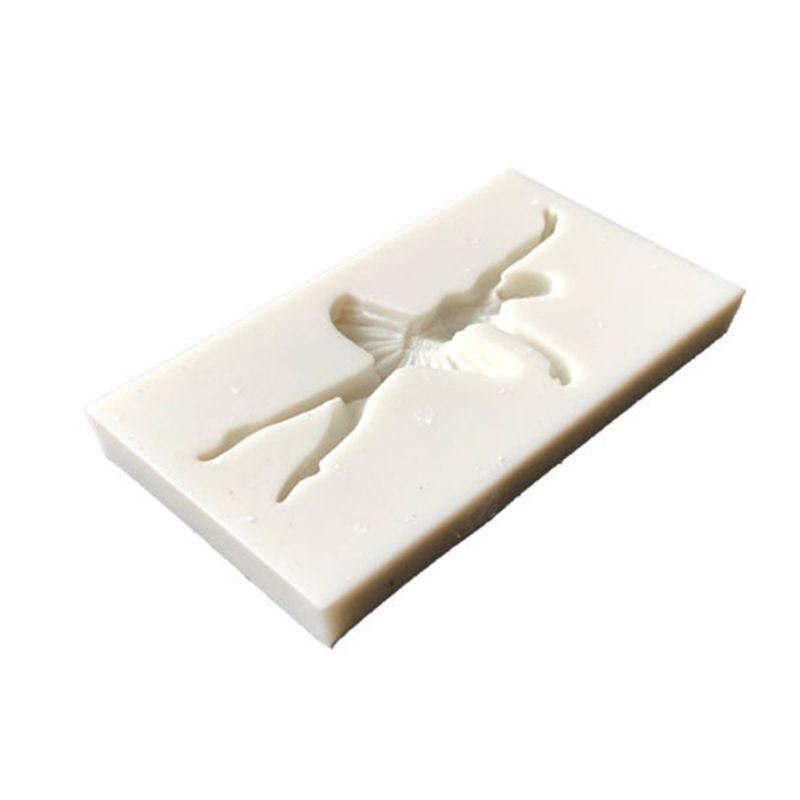 Ballet Girl Dancer Silicone Mold Fondant Chocolate Cake Stencil Decorating Tool
