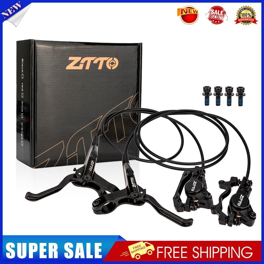 ZTTO 1 Set MTB Bike Oil Disc Brakes Front Rear Brake Handle Clamps Calipers