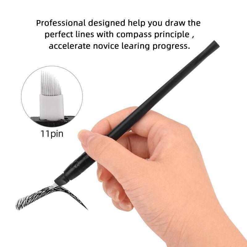 Disposable Tattoo Pen Semi-permanent Makeup Tattoo Eyebrow Eyeliner Microblading