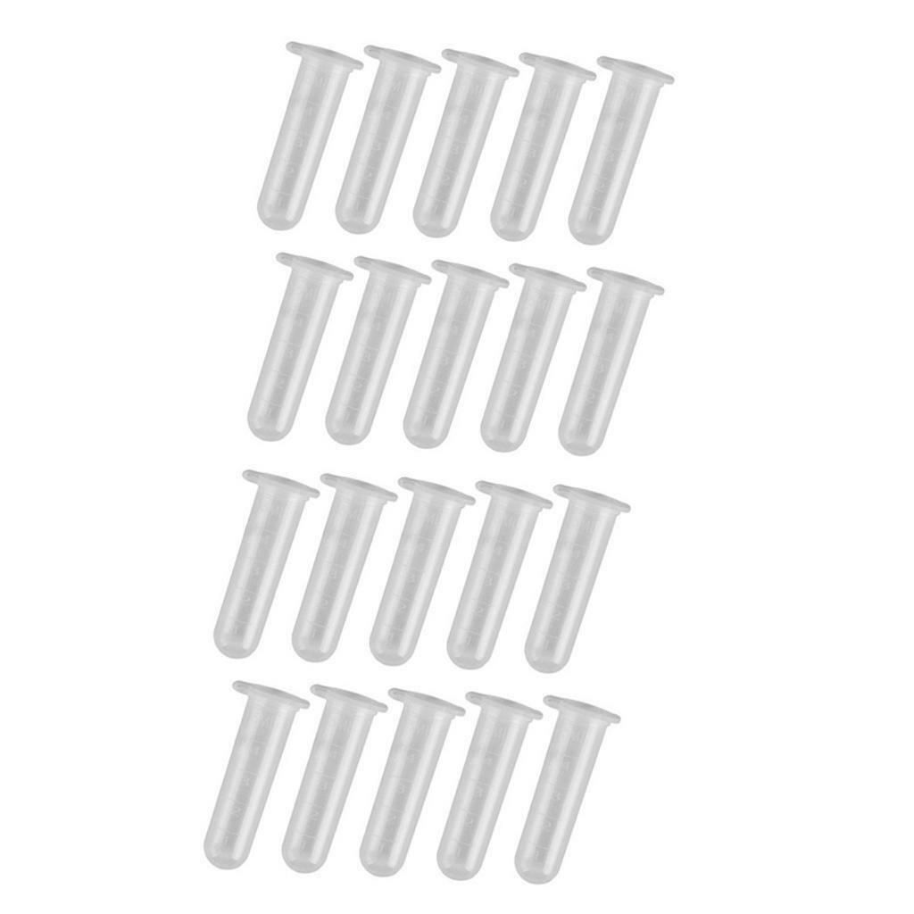 Set of 20 5ml Centrifuge Test Tubes  Makeup Containers Vials