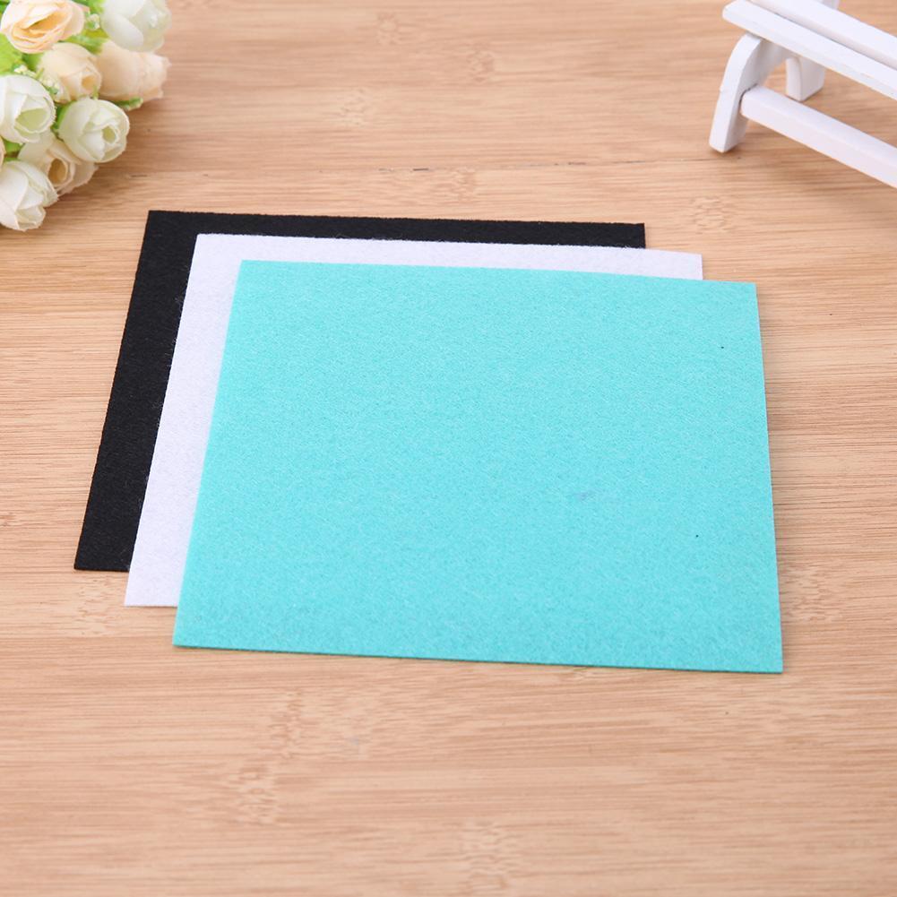 40pcs Colorful Non-Woven Cloth DIY Kid Sewing Crafts Felt Fabric Home Decor