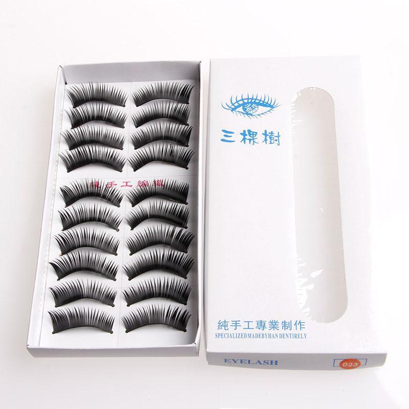 10 Pairs Natural Thick Black Long False Eyelashes Makeup Charming Eyes Lashes