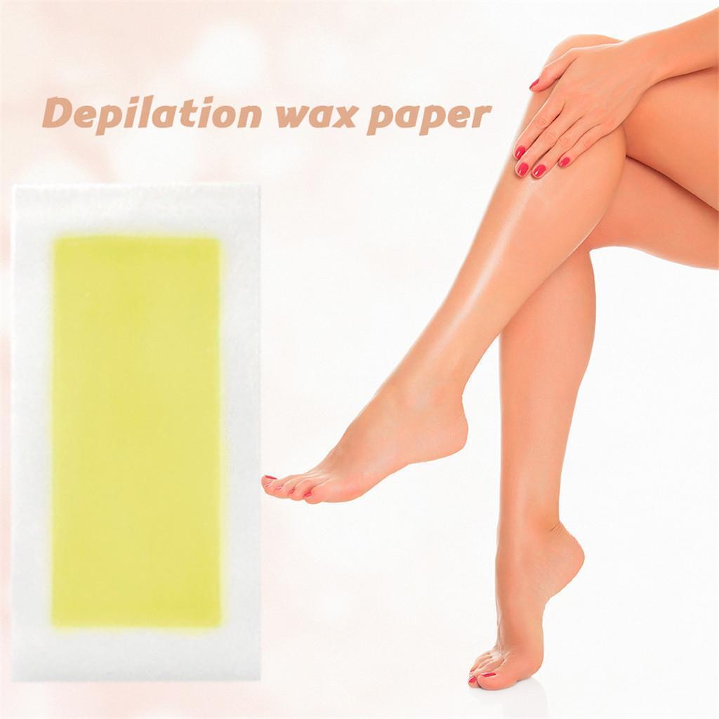 10x Hair Removal Wax Paper Face Armpit Legs Bikini Depilation Waxing Strips