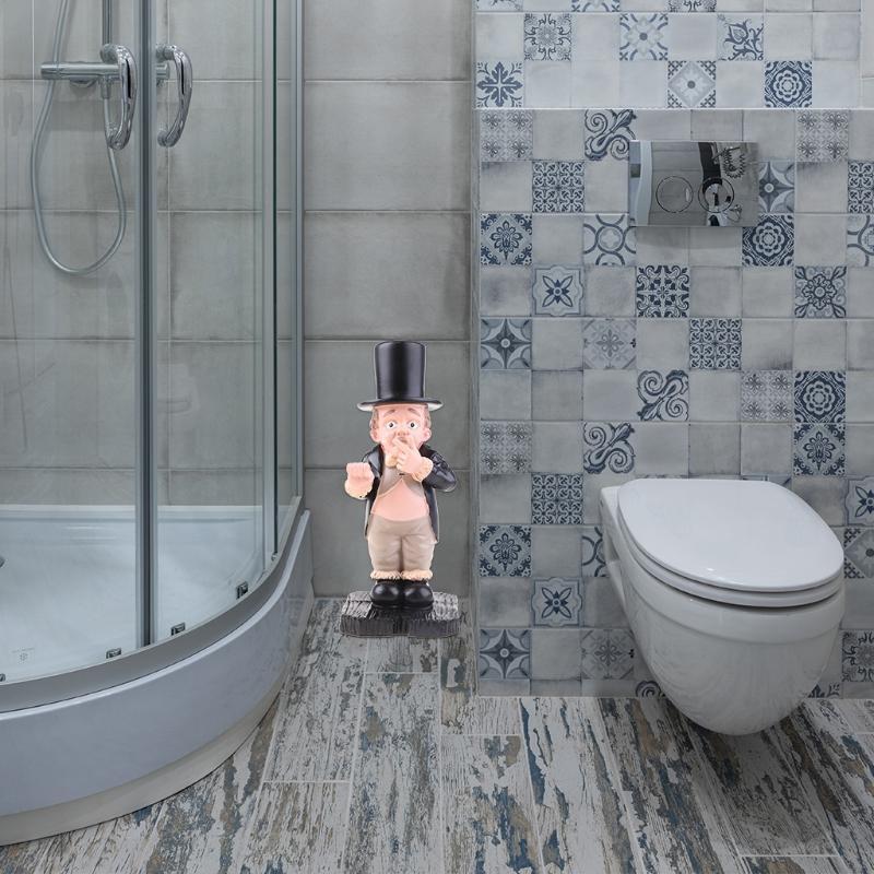 Toilet-Butler Ornaments Courtyard Garden Decor Statue Bathroom Funny Sculpture