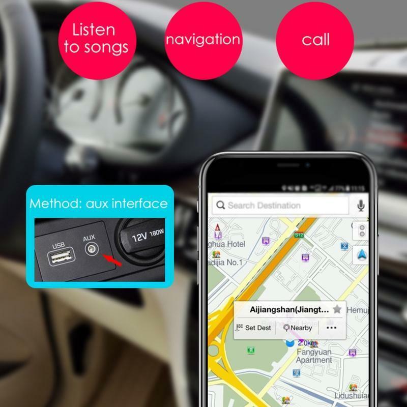 New 5.0 Bluetooth-compatible Transmitter Receiver 3.5mm AUX for Computer Car PC