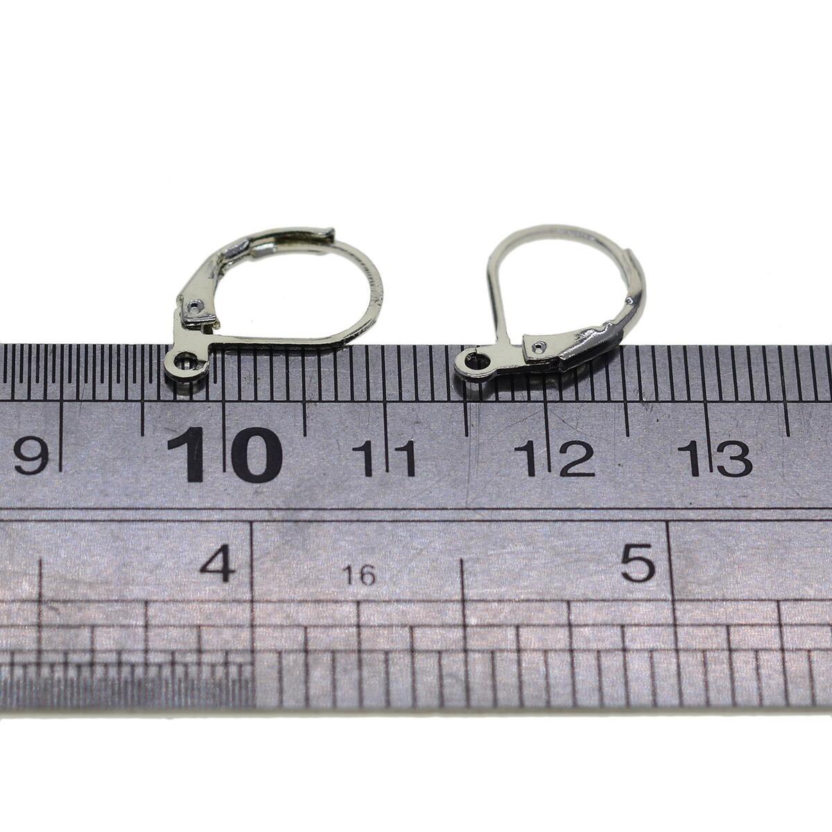 200x  Earring Hooks Charms French Round Ear Wire  Jewelry