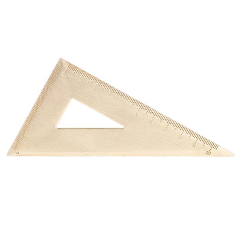 Super Durable Brass Speed Triangle Ruler Set Square Tool Carpenter Clear Ruler