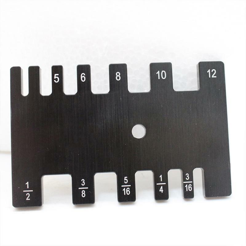 Tenon Caliper Card Gauge High Precision Metric Inch Card Gauge for Wood Work DIY