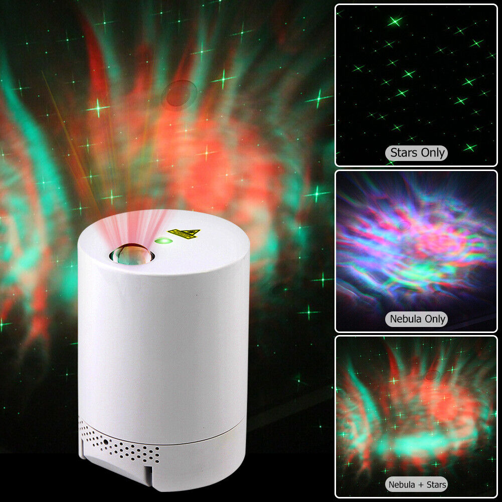 Starry Sky Projection Light LED Rotating Dream Star Water Wave Lamp (B)