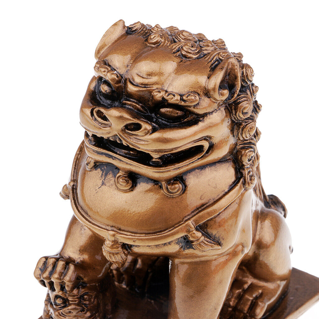 Pair of  Chinese Fengshui Ward Off Evil   Statues Bronze S