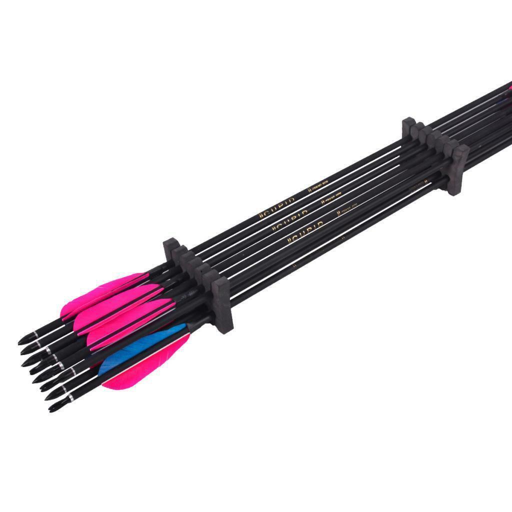 Lots 10 10x Archery Arrows Separator Arrows Rack Holder Quiver Stand Hunting
