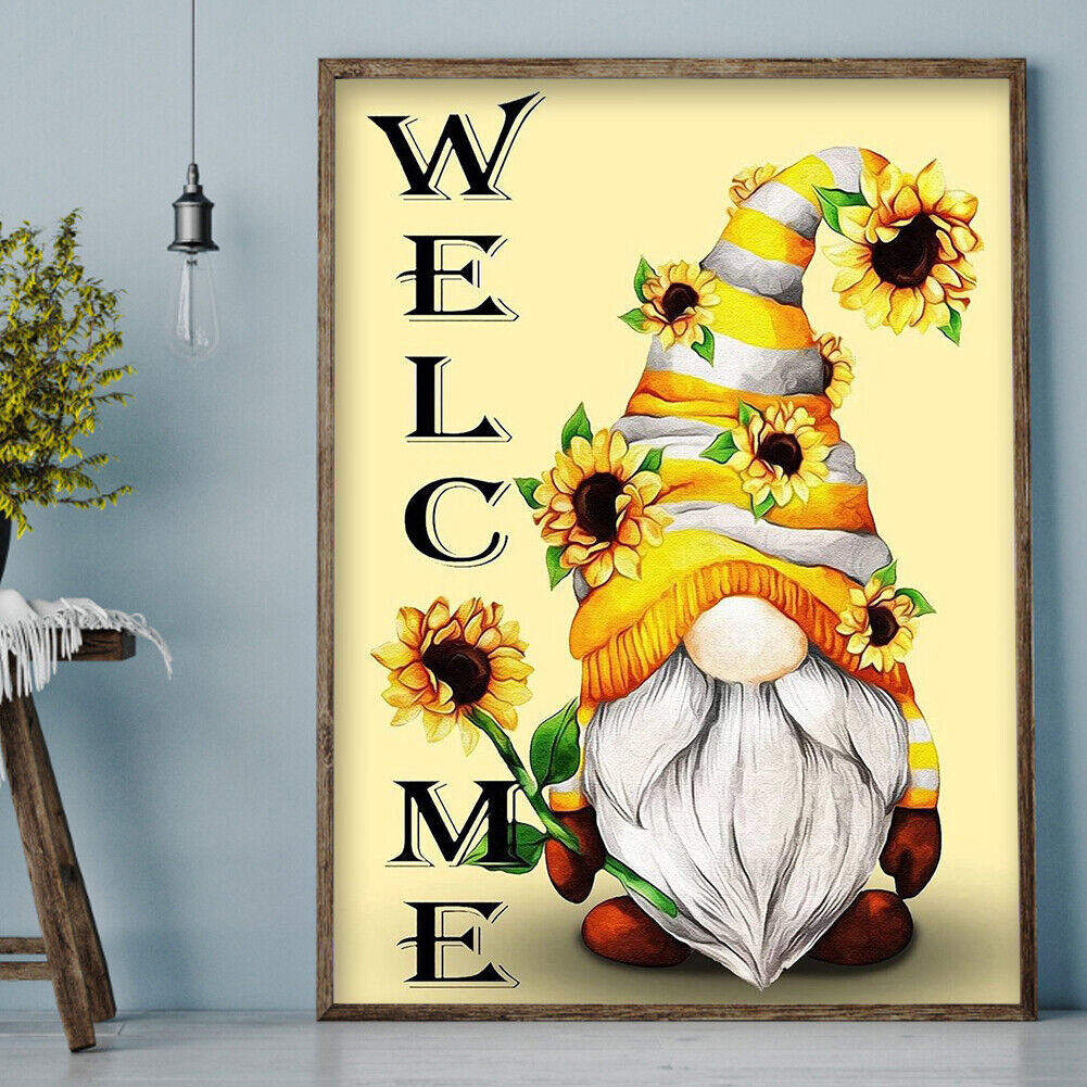 DIY Cross Stitch Full Embroidery Kit Goblin Stamped for Home Decoration