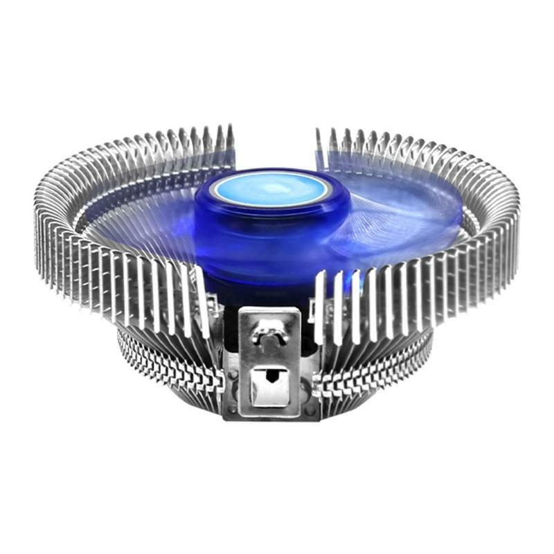 Aluminum Fins CPU Radiator Ultra Quiet Case Fan Copper Heat Pipe Cooler 12V-3Pin