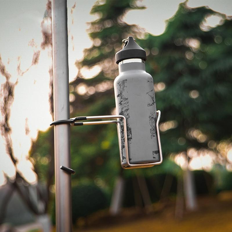 Srainless Steel Poles Hooks Camping Lantern Hangers Useful Tree Branches Hooks
