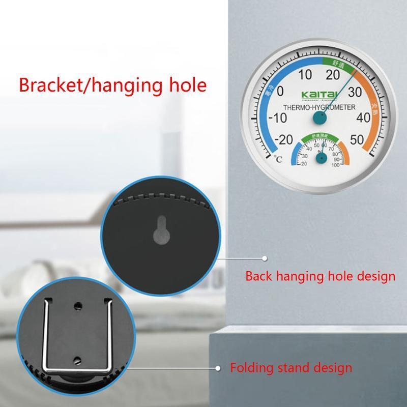 Dial Type Thermometer Hygrometer High Accuracy Temperature Humidity Meter Home