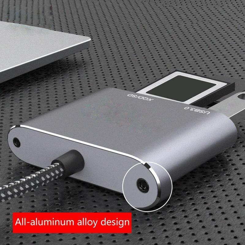 USB 3.0 Portable Card Reader for USB3.0 XQD SD Card with Advanced 3-in-1 Design
