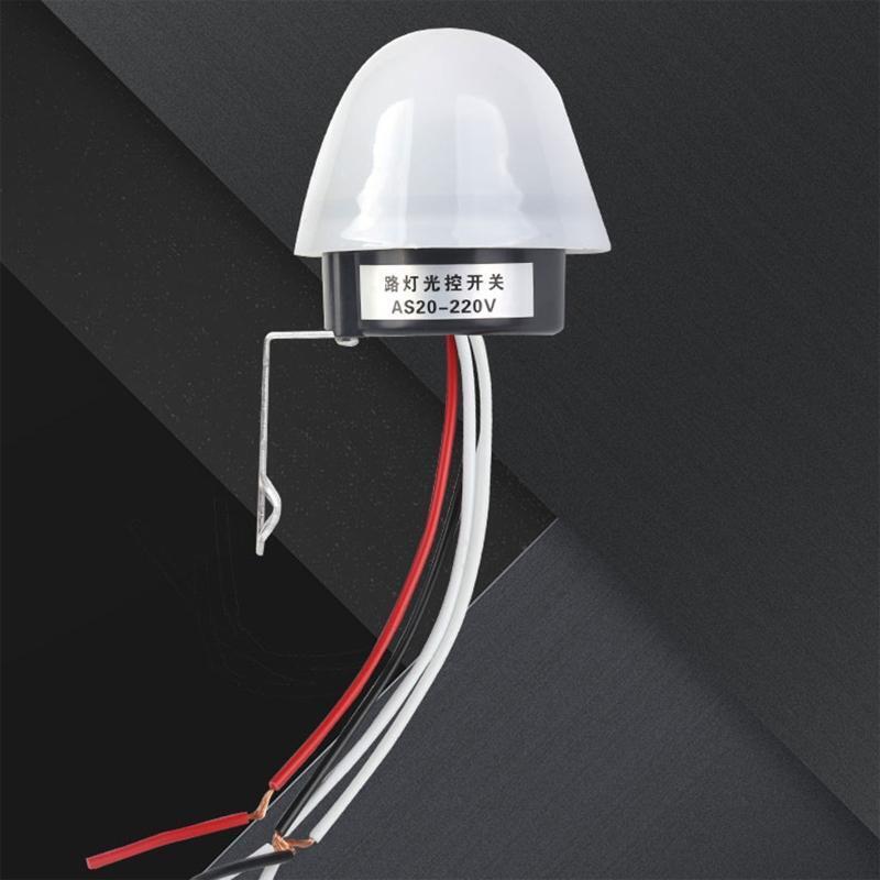 AC 110V 10A Adjustable Auto Photo Control Sensor Light Switch Rainproof