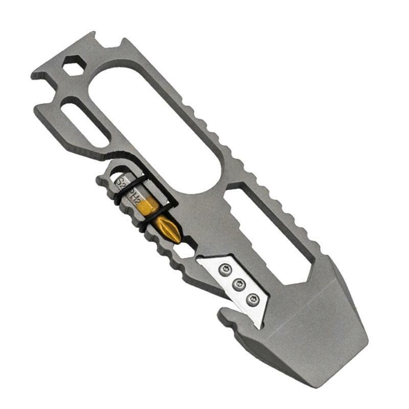 Practical Emergency Tool Frt Home Outdoor Survival Tool Titanium Alloy Portable