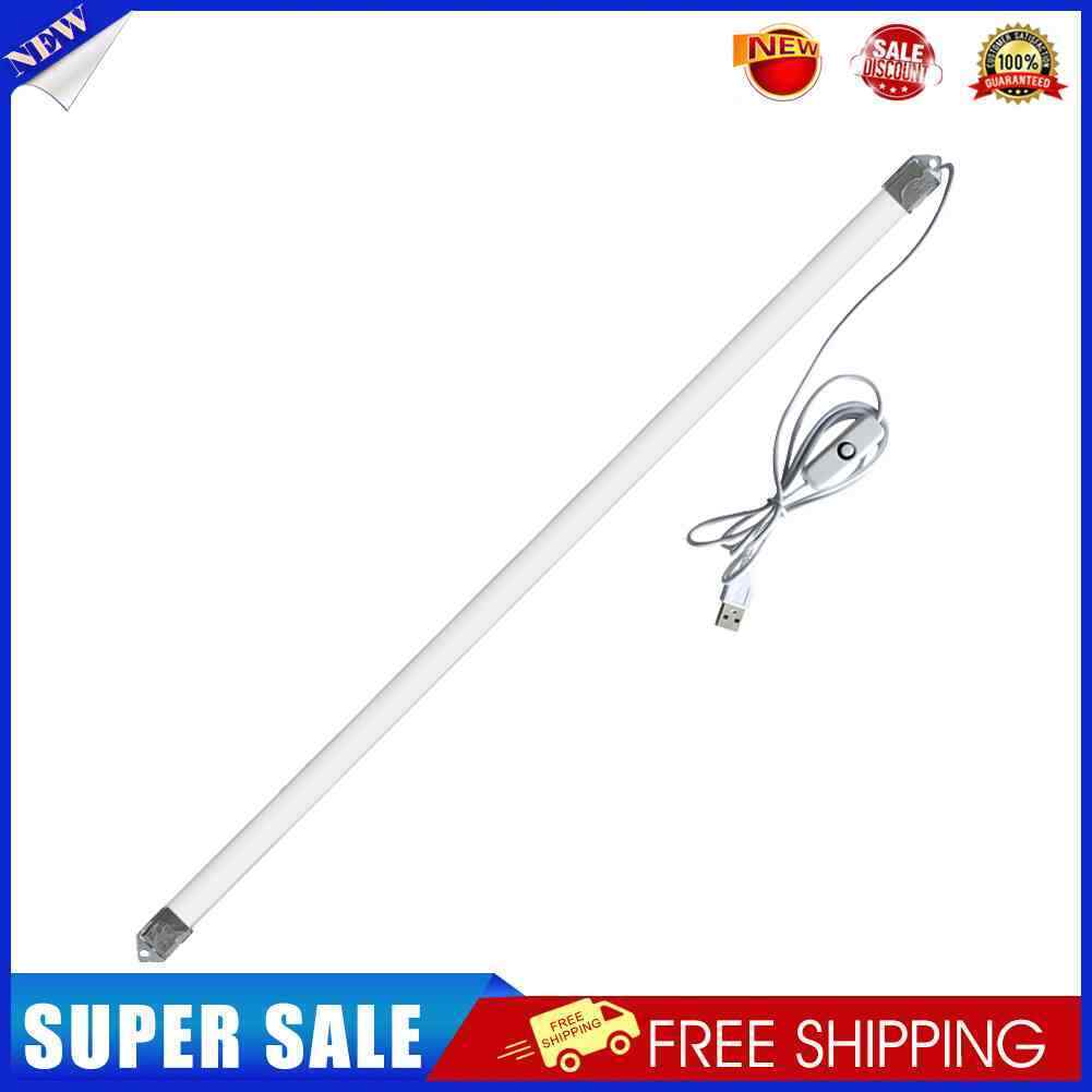 50cm LED Under Cabinet Night Light Bedroom Wardrobe Closet Lamp (B White)