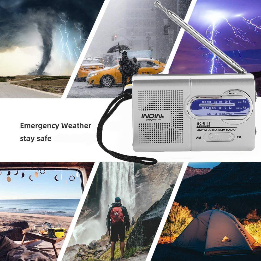 Tool Speaker Portable Pocket Weather Radio World Receiver Mini Radio AM/FM