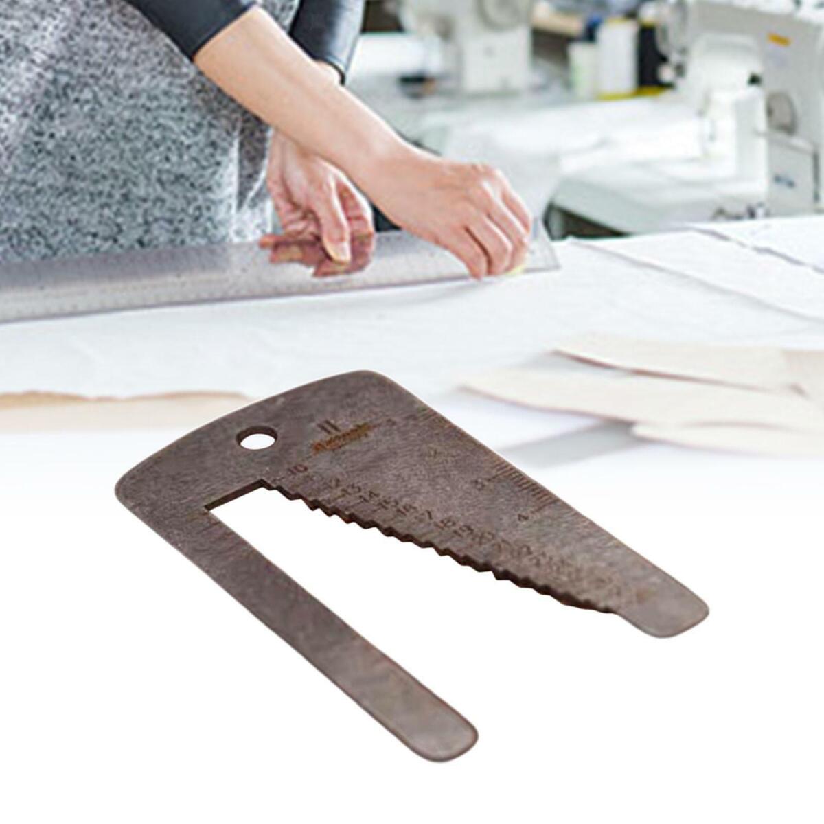 2 Pcs Manual Stainless Steel Stencil Template Watchband Ruler Leather Craft