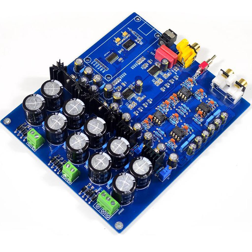 AK4396+AK4113 Dual Chip    DAC Fiber Optic /  / USB Input