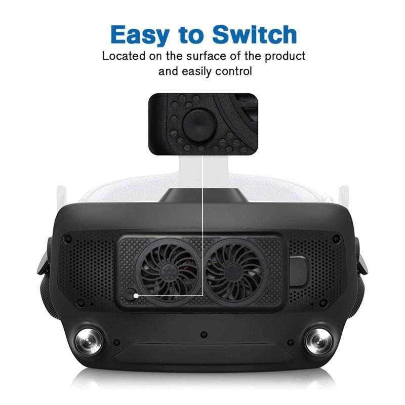 VR Headset Dual Fans Cooler Suitable for Valve Index VR Headset Cooling