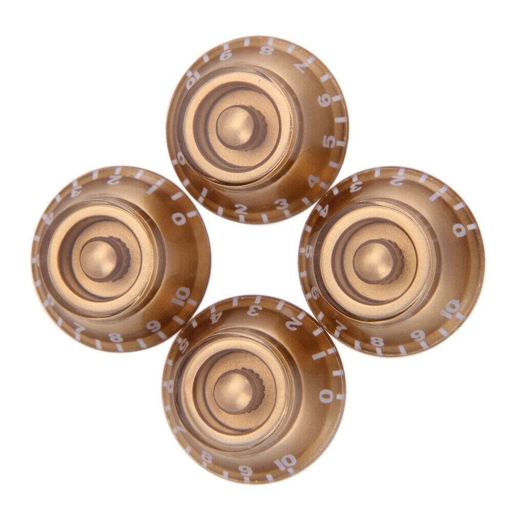 4pcs Acrylic Speed Knobs Volume Tone Control for LP SG Electric Guitar