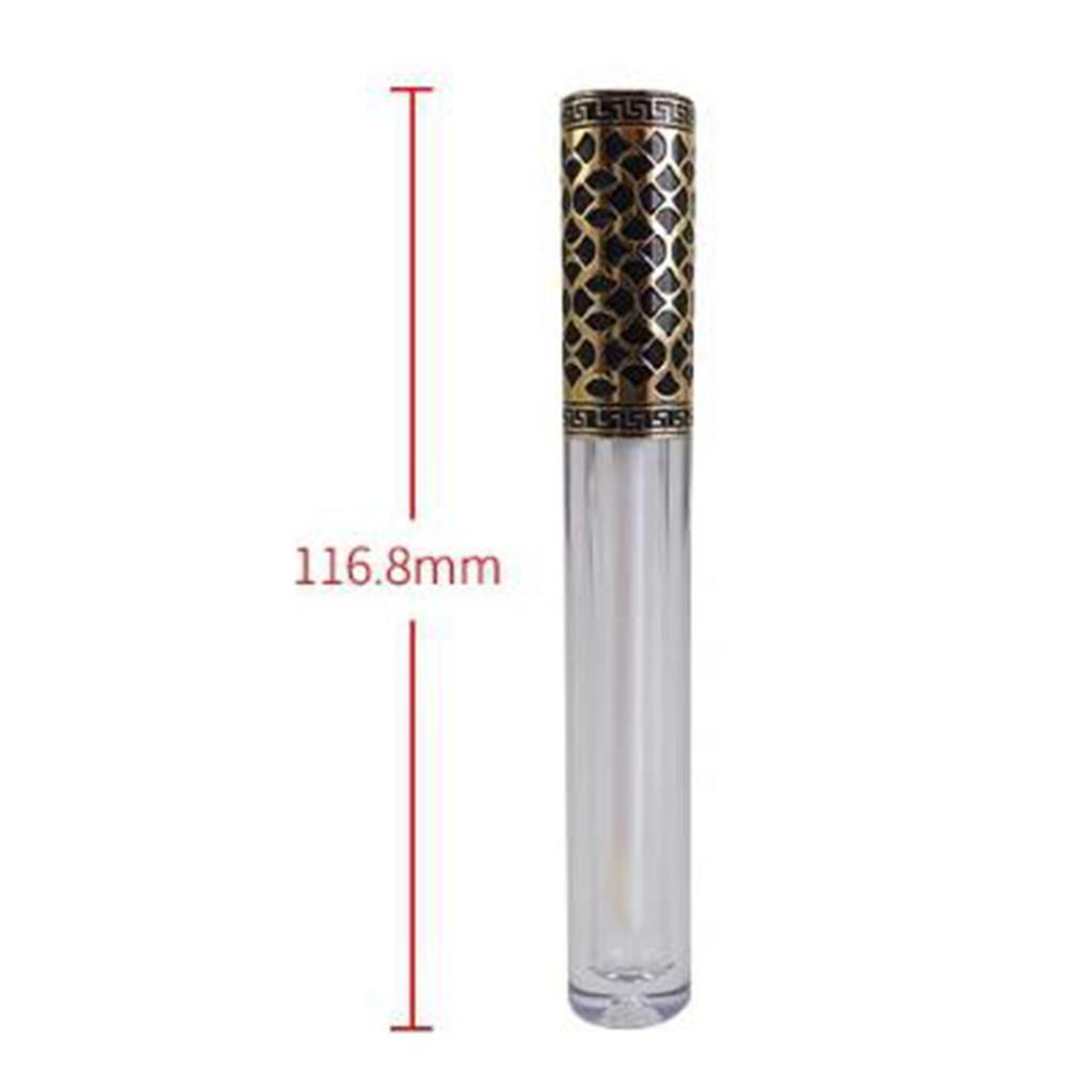 3 Pieces 4ml Plastic Makeup Castor Oil Tubes DIY Containers for Liquid