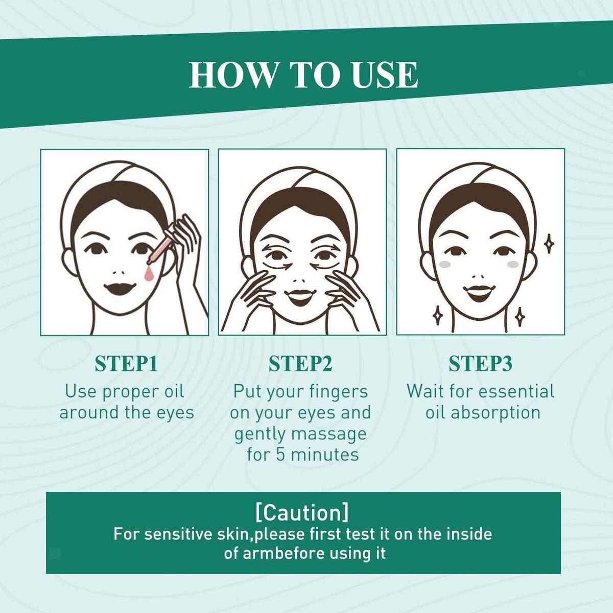 Eye Care Essence Oil Anti Swelling Double Eyelids Styling Shaping Firming