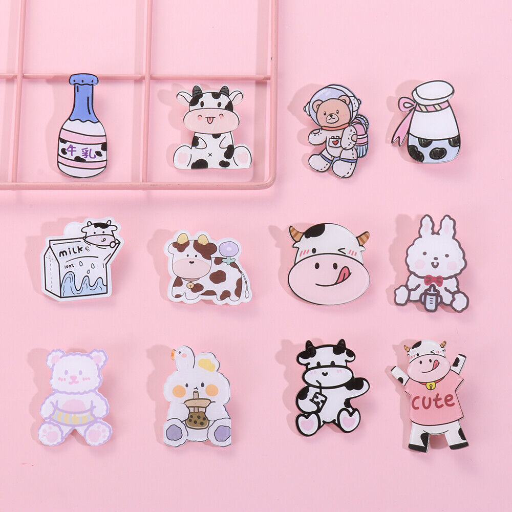 Friends Gifts Girls Boys Makeup Anti Light Buckle Lapel Pins Badges Brooch