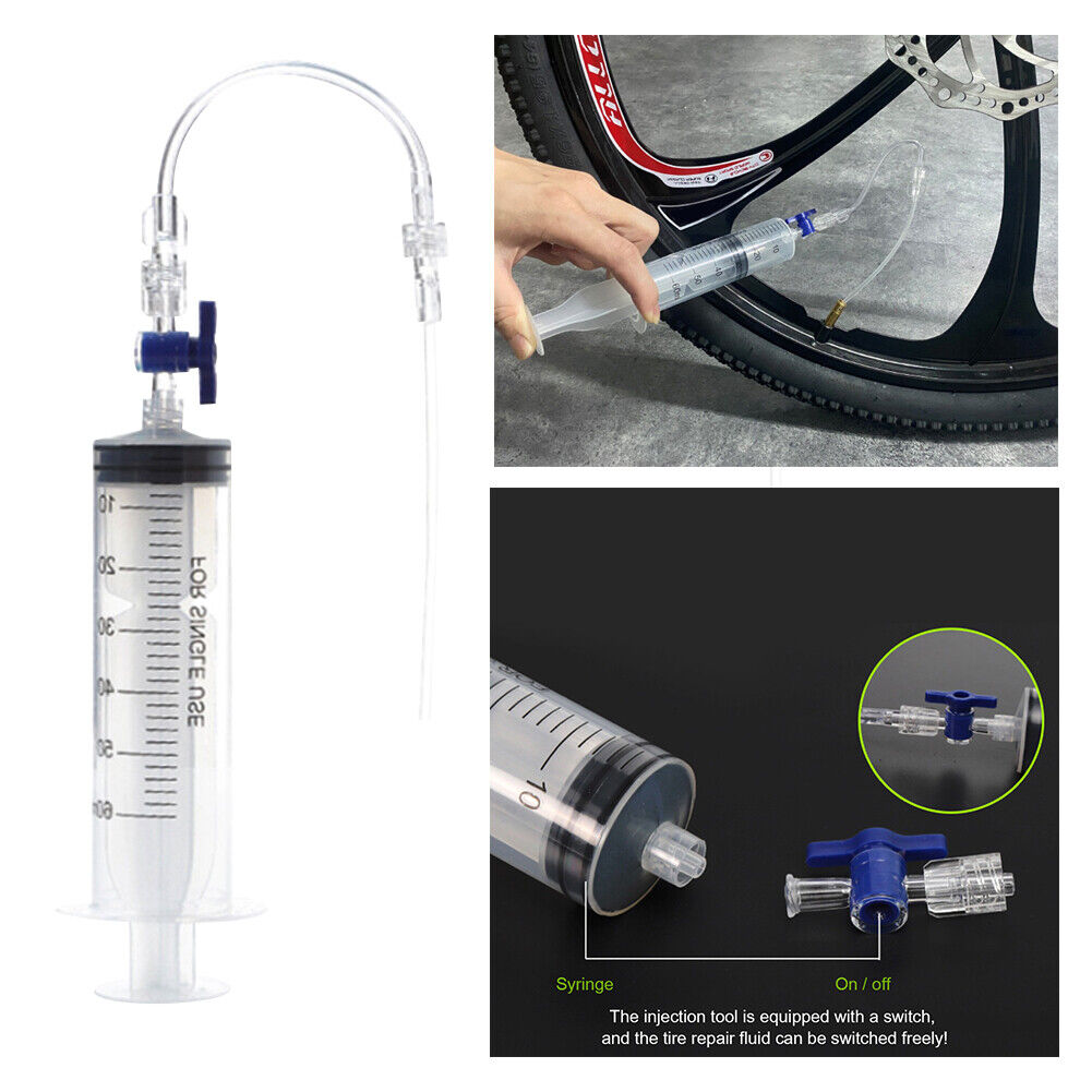 MTB Road Bicycle Sealant Injector Vacuum Tire Liquid Syringe (Single Tool)