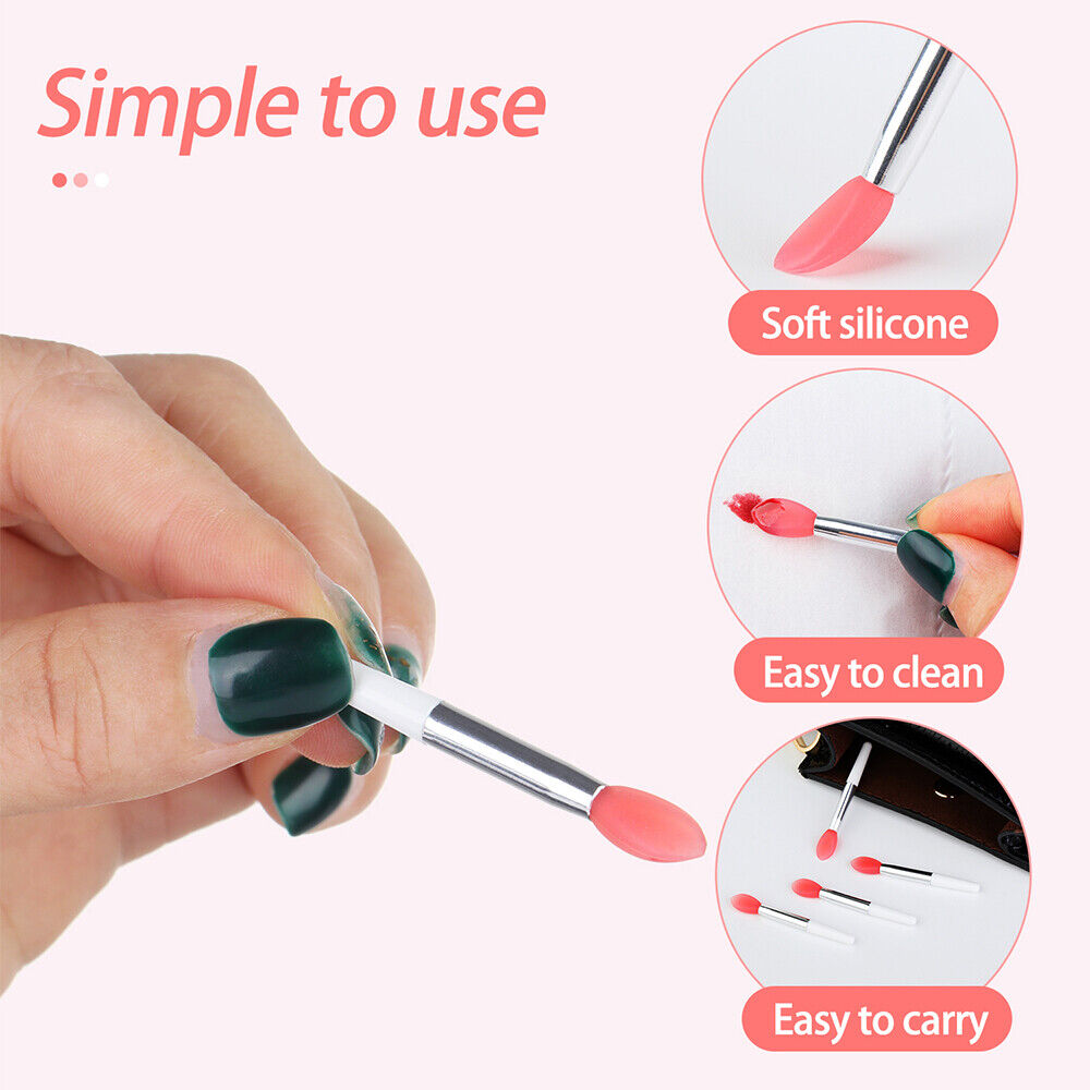 Creative Exfoliating Lipstick Brush Lipstick Brush Set Silicone Lip Brush