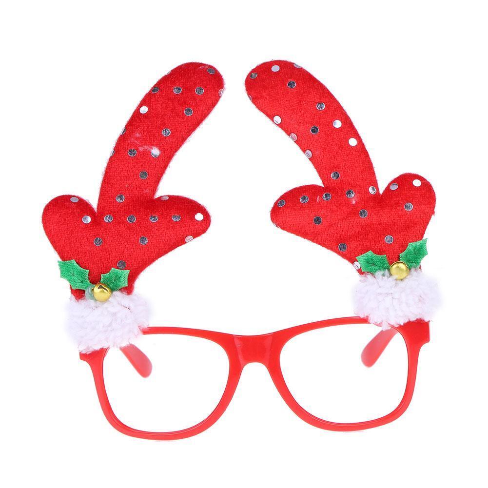 Christmas Kids Gift Festival Glasses Character Small (Elk Antler)
