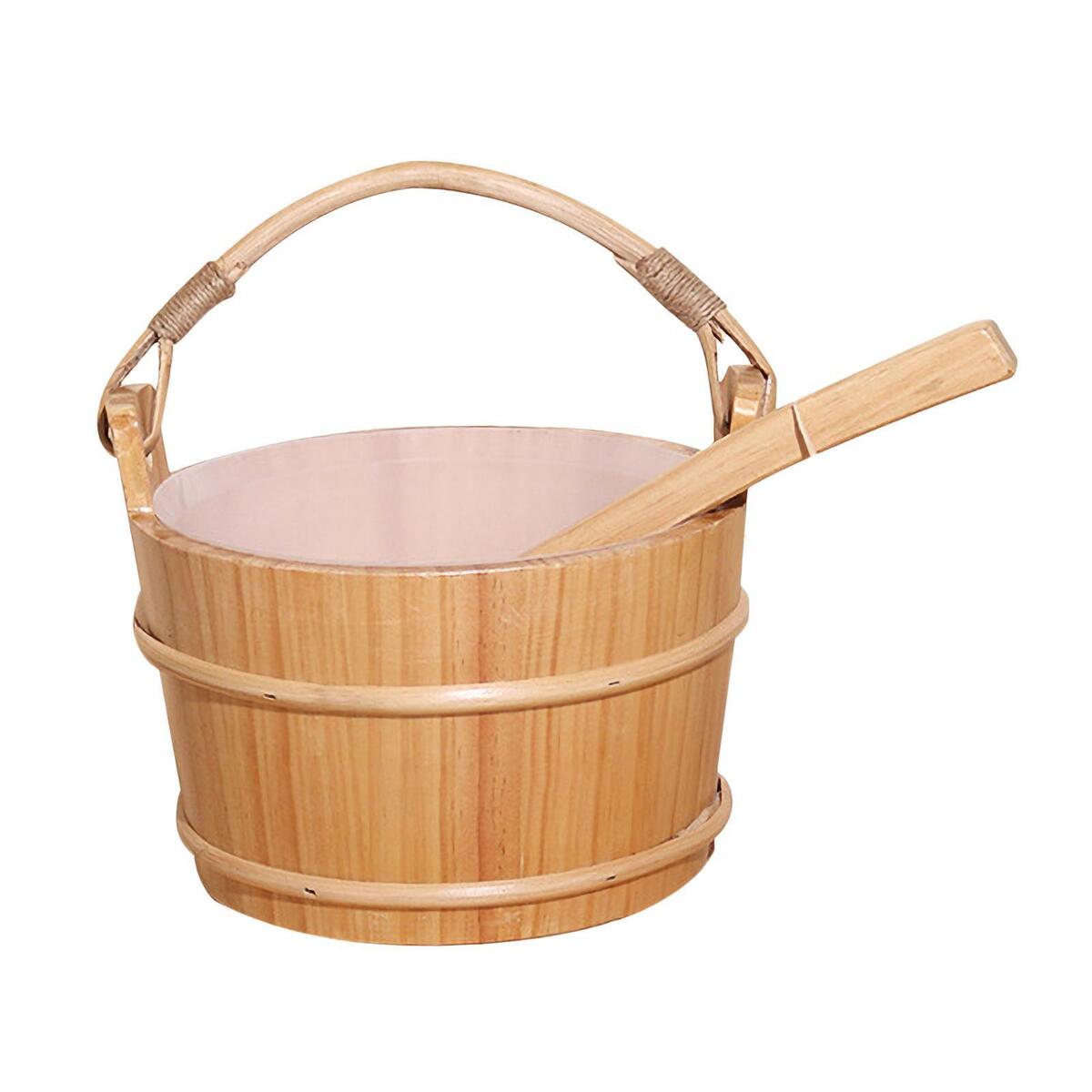 1 Gallon  Sauna Bucket and Ladle & Liner SPA Accessory -