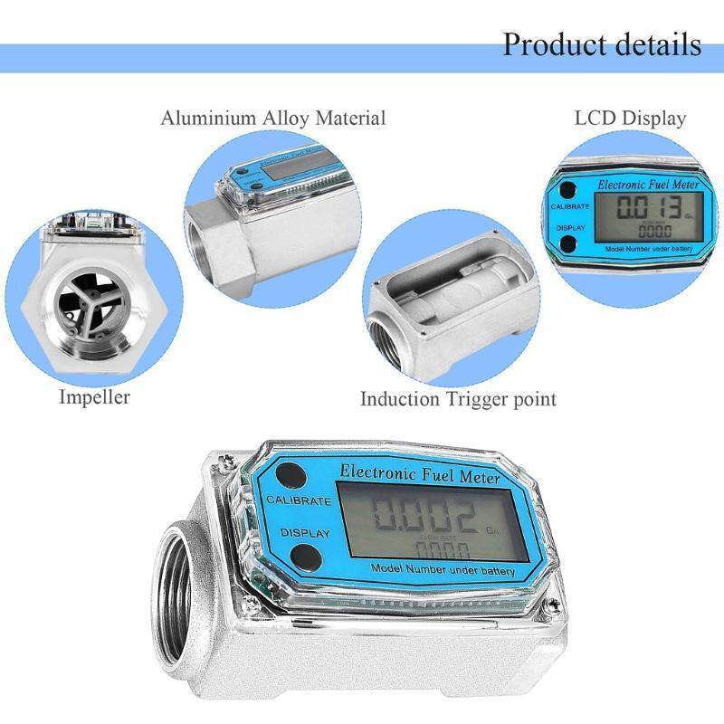 1" Meter Body for Flow Meter Metal Gas Oil Fuel Flowmeter Accessories Durable