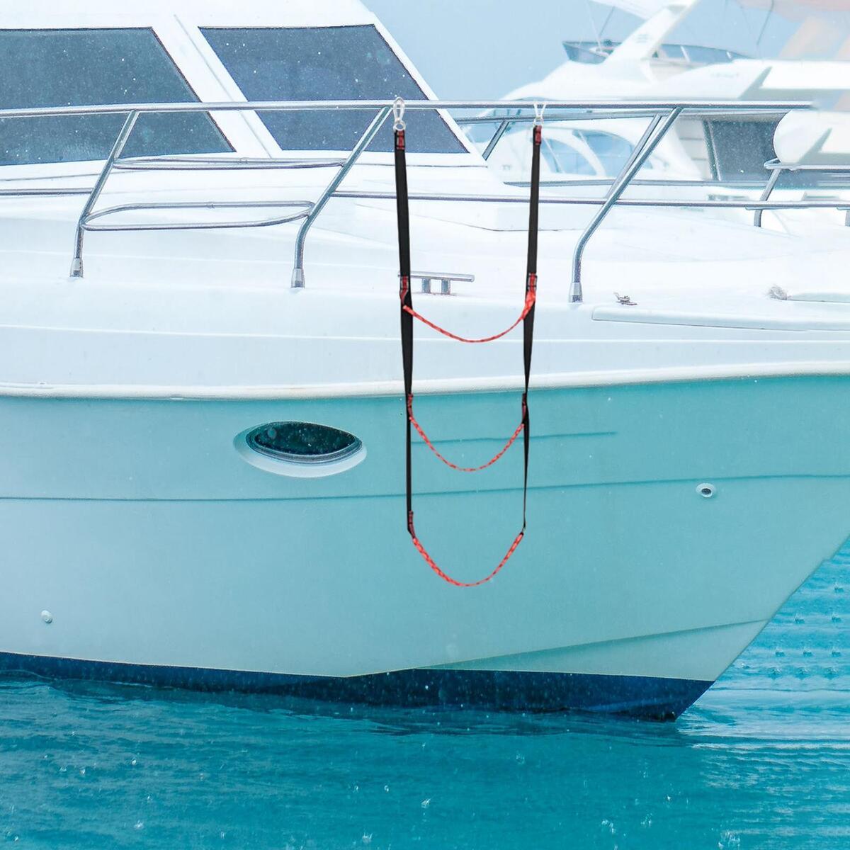 Rope Ladder Swim Ladder Inflatable Boat Rib Boarding Ladder for Sailing 3 layer