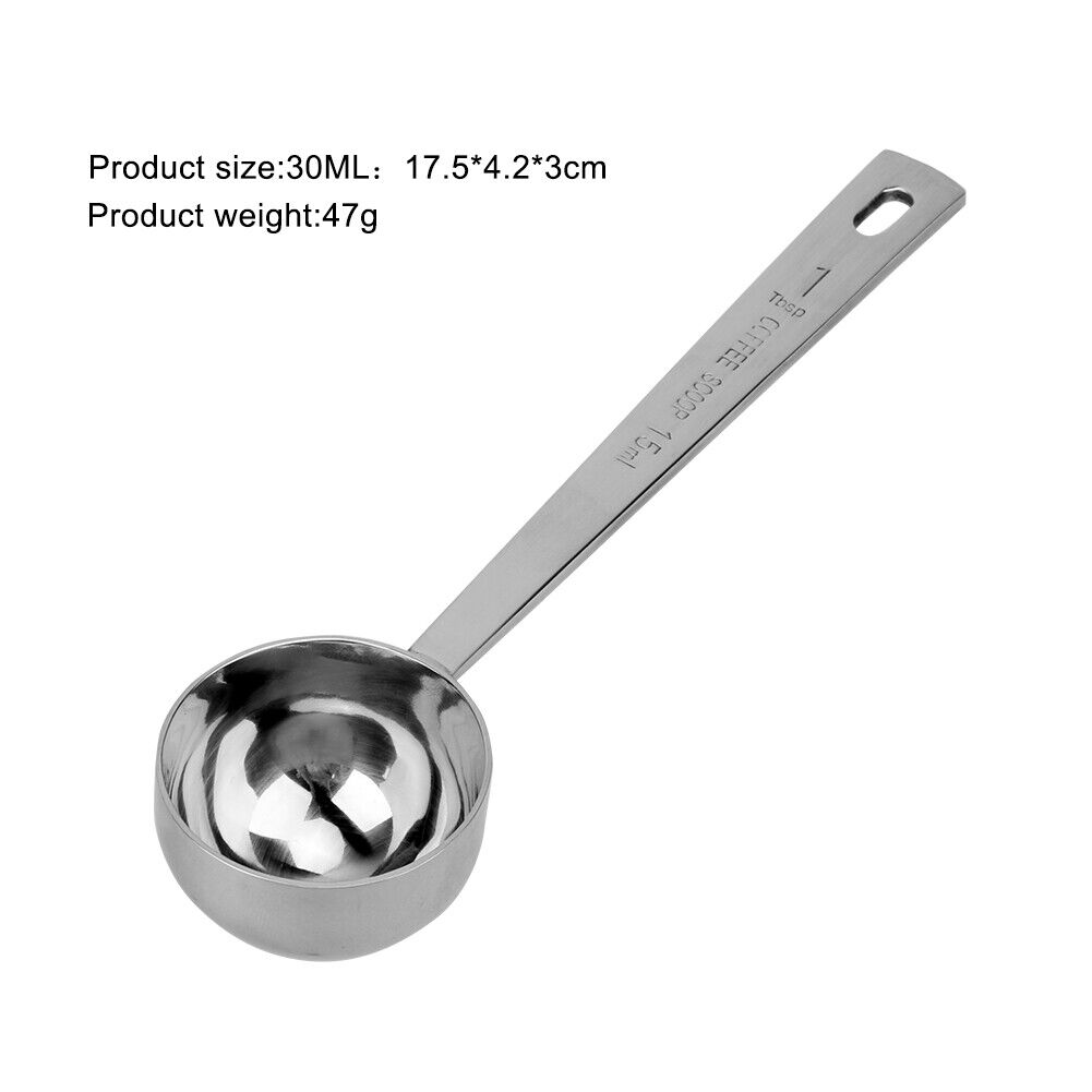 15ML/30ML Coffee Scoop Thicken Stainless Steel Tablespoon Measuring Spoon