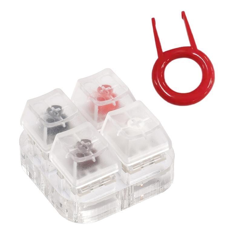 4 Key Caps Translucent Keycaps Testing Tool Kailh Box Switches Keyboard Tester