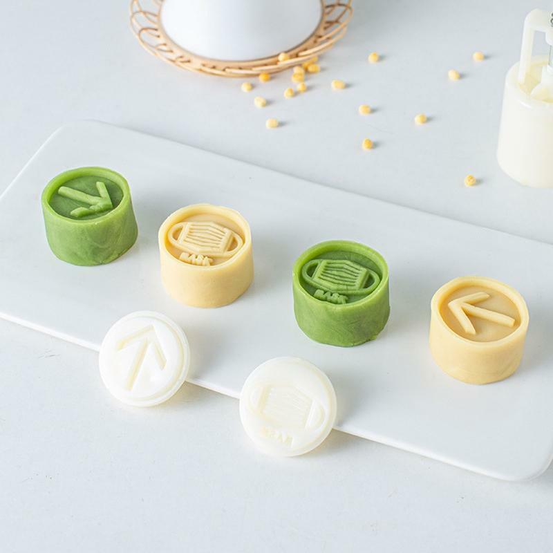 30g Mooncake Mold Festival DIY Hand Press Mooncake Cutters Pastry Decorating