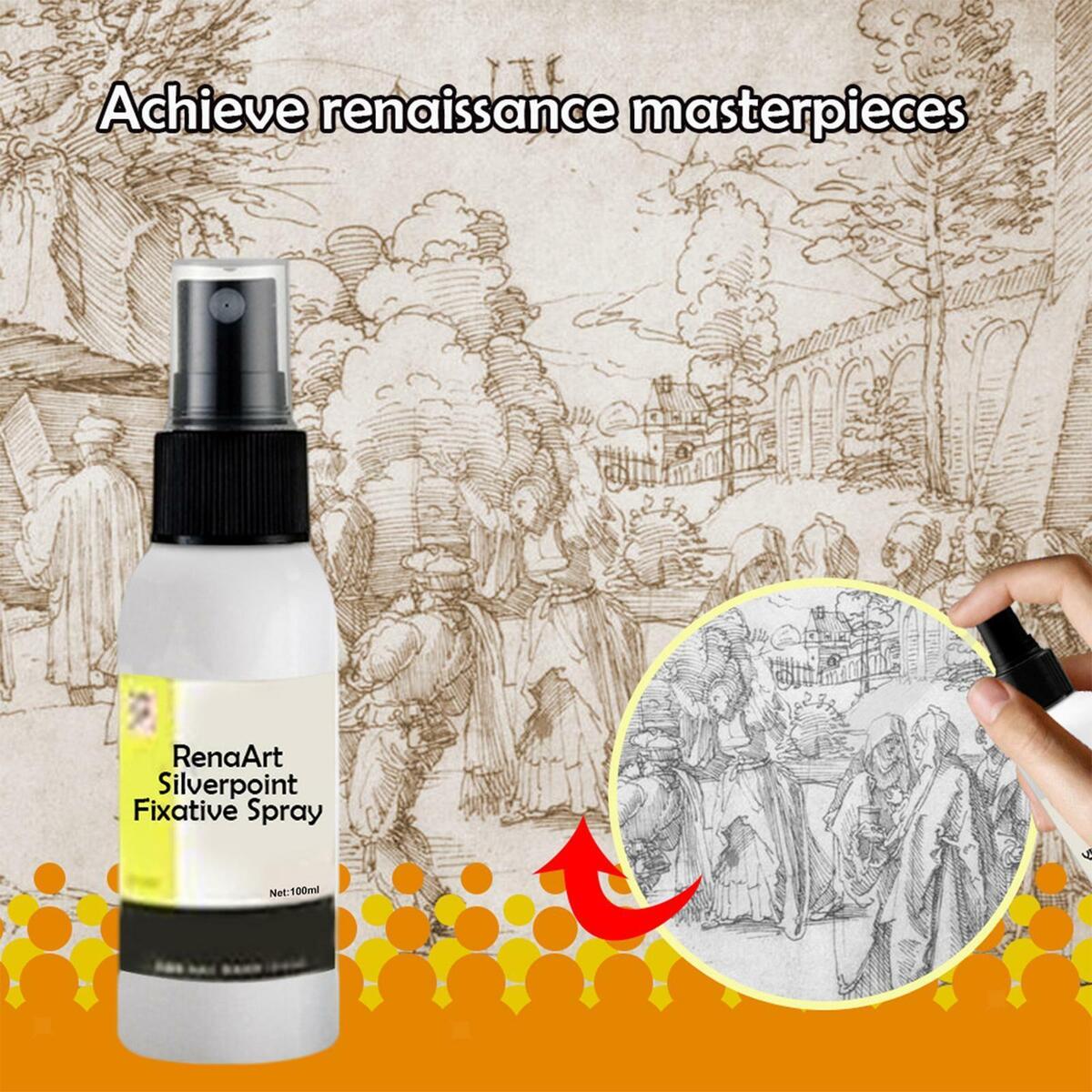 Fixative Spray for Charcoal Pencil Drawings Art Sketch